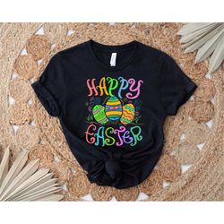 Happy Easter Shirt, Easter Day Shirt, Cute Easter Day Shirt, Bunny Shirt, Easter Egg Shirt, Happy Easter Day Shirt, Gift