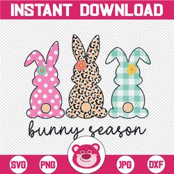 Bunny Season PNG | Easter png| Holiday | Easter | Bunny png| PNG file | Sublimation