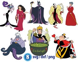 Disney villains svg, bad girl svg, Disney wicked svg, resting witch face svg