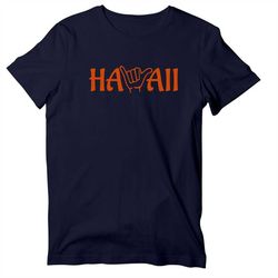 Youth Hawaii Hang Loose Short Sleeve T-Shirt, State Of Hawaii Shaka Kids Shirt
