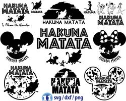 Disney Hakuna Matata svg, Hakuna Matata Lion King svg, Lion King quote png