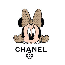 Minnie Mouse Chanel fashion Svg, Chanel brand Logo Svg, Chanel Logo Svg, Fashion Logo Svg, File Cut Digital Download