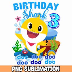 baby shark png/ baby shark bundle / baby shark clipart / baby shark birthday