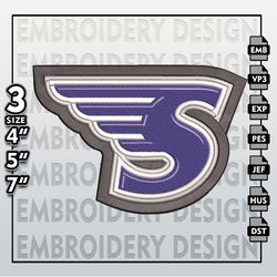 Stonehill Skyhawks Embroidery Designs, NCAA Logo Embroidery Files, NCAA Stonehill, Machine Embroidery Pattern