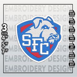 St Francis Brooklyn Terriers Embroidery Designs, NCAA Logo Embroidery Files, NCAA Terriers, Machine Embroidery Pattern