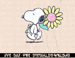 Peanuts Snoopy Pink Daisy Flower  Digital Prints, Digital Download, Sublimation Designs, Sublimation,png, instant downlo
