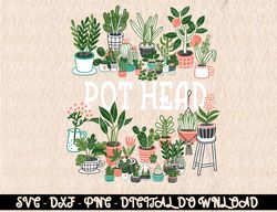 Plant Lover and Gardener Pot Head Succulent Short Sleeve  Digital Prints, Digital Download, Sublimation Designs, Sublima