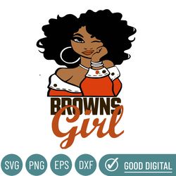 Browns Girl Svgsvg, Browns Logo Svg,Nfl Girls Svg,Football Svg