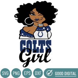 Indianapolis Colts Girl Svg, Nfl Svg, Cricut File, Svg, Football Svg
