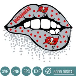 Tampa Bay Buccaneers Svg Png, Tampa Bay Buccaneers Lips Svg For Cricut, Tampa Bay Svg Cuf File, Cut File, Eps