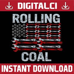 Father's Day Diesel Car Mechanic Dad Rolling Coal USA Flag Best Dad Daddy Father's Day Happy Father's Day PNG Sublimatio