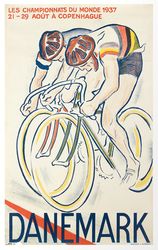 Les Championnats du Monde, Copenhague, Danemark, 1937 - Cross Stitch Pattern Counted Vintage PDF - 111-191