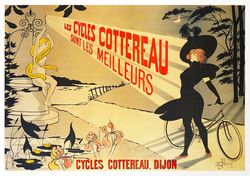 Les Cycles Cottereau sont les Meilleurs - Cross Stitch Pattern Counted Vintage PDF - 111-192