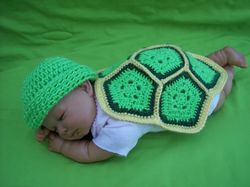 handmade turtle newborn photo prop