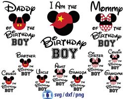Disney mickey birthday boy svg, Disney birthday boy svg png