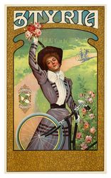 Styria Cycles  - Cross Stitch Pattern Counted Vintage PDF - 111-234