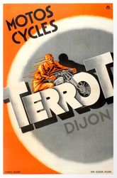Terrot Motocycles  - Cross Stitch Pattern Counted Vintage PDF - 111-239