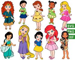 Disney teen princess svg, Cinderella as a teenager svg, Snow White svg png