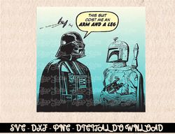 Star Wars Funny Darth Vader and Boba Fett Comic  Digital Prints, Digital Download, Sublimation Designs, Sublimation,png,