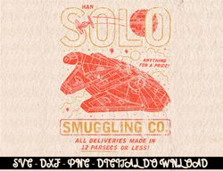 Star Wars Han Solo Smuggling Co. Poster  Digital Prints, Digital Download, Sublimation Designs, Sublimation,png, instant