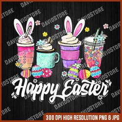 Easter Coffee Bunny Latte Coffee Christian Easter Day 2023  PNG, Easter Png, Happy Easter PNG, Easter Day Png, Easter