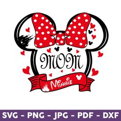 Mom mouse Svg, Minnie Mouse Mom Svg, Mom Svg, Mother's Day Svg, Disney Mother Day Svg, Mother Day Svg - Download