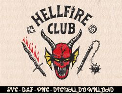 Stranger Things 4 Hellfire Club Logo  Digital Prints, Digital Download, Sublimation Designs, Sublimation,png, instant do