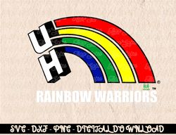 University of Hawaii Hawaii Rainbow Warrior logo  Digital Prints, Digital Download, Sublimation Designs, Sublimation,png