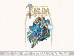 Zelda Breath Of The Wild Link Arch Shot Logo Graphic   Digital Prints, Digital Download, Sublimation Designs, Sublimatio