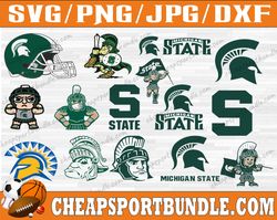 Bundle 15 Files Michigan State Football Team svg, Michigan State svg, N C A A Teams svg, N C A A Svg, Png, Dxf, Eps, Ins