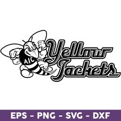 Logo Aid Yellow Jackets Svg, Hornet Bee Mascot Svg, Yellow Jackets Sublimation, Yellow Jackets Svg - Download File