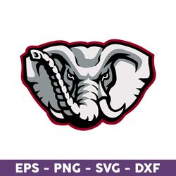 Elephants Mascot Svg, Logo Alabama Crimson Tide Svg, Alabama Crimson Tide Svg, Fashion Brand Logo SvG - Download File