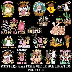 Western Easter Bundle Sublimation, Easter PNG, Western PNG