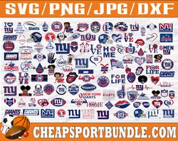 Bundle 117 Files New York Giants Football Team Svg, New York Giants svg, NFL Teams svg, NFL Svg, Png, Dxf, Eps