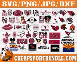 Bundle 50 Files Arizona Cardinals Football Teams Svg , Arizona Cardinals svg, NFL Teams svg, NFL Svg, Png, Dxf, Eps, Ins