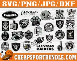 Bundle 26 Files Las Vegas Raiders Football team Svg,  Las Vegas Raiders Svg, NFL Teams svg, NFL Svg, Png, Dxf, Eps