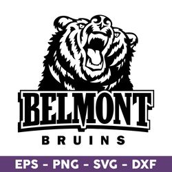 Belmont Bruins Svg, Belmont Bruins Logo Svg, Bear Mascot Svg, NCAA Svg, Sport Logo Svg - Download File