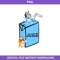 Bluey Ang Bingo Juice Png, Bluey Ang Bingo Png, Juice Png, Bluey Png, Cartoon Png Digital File
