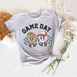 Game Day Tee, baseball season shirt, MLB shirt, Teeball shirt, little league shirt, MLB fan shirt, Baseball mom shirt, W