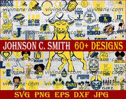 Bundle 61 Files Johnson C. Smith Football Team Svg, Johnson C. Smith Svg, HBCU Team svg, Mega Bundle, Designs, Cricut