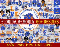 Bundle 61 Files Florida Memorial University Football Team Svg, Florida Memorial University SVG,HBCU Team svg
