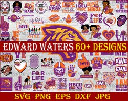 Bundle 63 Files Edward Waters Football Team Svg, Edward Waters SVG, HBCU Team svg, Mega Bundle, Designs, Cricut, Cutting