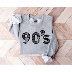 90's Sweatshirts, hoodies, 80's retro style, vintage design, Nostalgic Tees, 90's kids, millennial tee, cartoon network,