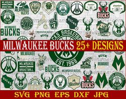 Bundle 46 Files Milwaukee Bucks Basketball Team SVG, Milwaukee Bucks svg, NBA Teams Svg, NBA Svg, Png, Dxf, Eps,