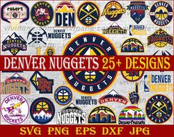 Bundle 32 Files Denver Nuggets Basketball Team svg, Denver Nuggets svg, NBA Teams Svg, NBA Svg, Png, Dxf, Eps
