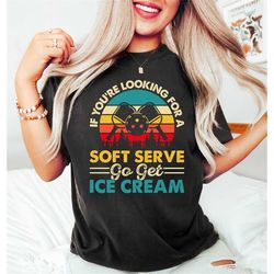 if you were looking for a soft serve go get ice cream shirt, pickball tee, pickelball gift, pickleball t shirt, pickleba