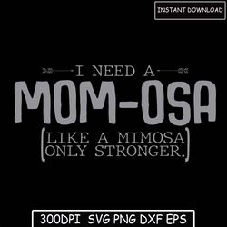 I Need A Mom-Osa Svg | Mother's Day Svg | Mama Svg | Mummy svg