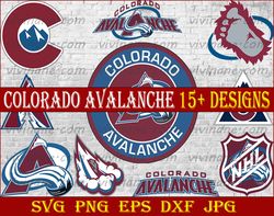 Bundle 10 Files Colorado Avalanche Hockey Team Svg, Colorado Avalanche Svg, NHL Svg, NHL Svg, Png, Dxf, Eps
