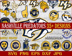 Bundle 28 Files Nashville Predators Hockey Team Svg, Nashville Predators Svg, NHL Svg, NHL Svg, Png, Dxf, Eps