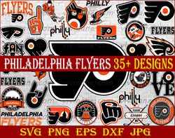 Bundle 32 Files Philadelphia Flyers Hockey Team Svg, Philadelphia Flyers Svg, NHL Svg, NHL Svg, Png, Dxf, Eps
